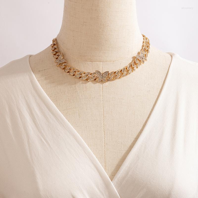 Chains Punk Butterfly Shinny Rhinestone Choker Neckalce For Women Trendy Heavy Metal Adjustable Party Jewelry Gifts Accessories
Chains Punk Butterfly Shinny Rhinestone Choker Neckalce For Women Trendy Heavy Metal Adjustable Party Jewelry Gifts Accessories