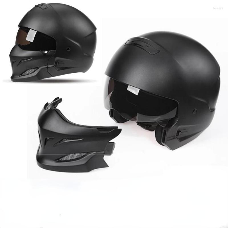 Motorcycle Helmets Retro Scorpion Helmet Personality Combination Full Composite Half Helmel For Men Women Casco Moto, Bright black
Motorcycle Helmets Retro Scorpion Helmet Personality Combination Full Composite Half Helmel For Men Women Casco Moto, Bright black