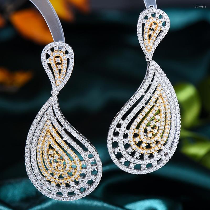 Stud Earrings Siscathy Arab Fashion Luxury Hollow Water Drop For Women Full Cubic Zircon Hanging Earring Wedding Party Jewelry
Stud Earrings Siscathy Arab Fashion Luxury Hollow Water Drop For Women Full Cubic Zircon Hanging Earring Wedding Party Jewelry