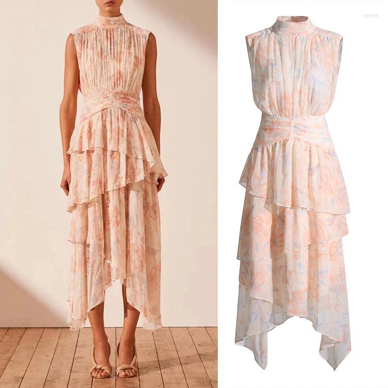 Casual Dresses Long Floral Print Chiffon Dress Women 2023 Summer Autumn Clothes Vest Tank Layers Ruffles Cake Midi Lady Fashion Outfits, Fancy
Casual Dresses Long Floral Print Chiffon Dress Women 2023 Summer Autumn Clothes Vest Tank Layers Ruffles Cake Midi Lady Fashion Outfits, Fancy