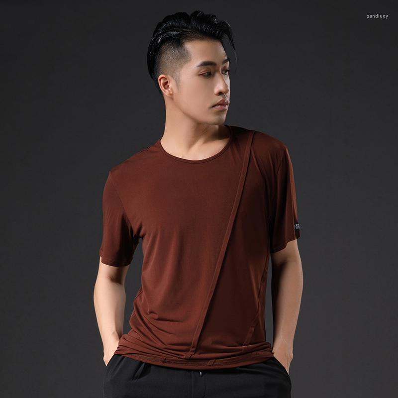 Stage Wear Geometric Line Stitching Latin Dance Shirt Men'S Practice Clothes Short Sleeved Performance Costumes DQS7226, Picture shown
Stage Wear Geometric Line Stitching Latin Dance Shirt Men'S Practice Clothes Short Sleeved Performance Costumes DQS7226, Picture shown