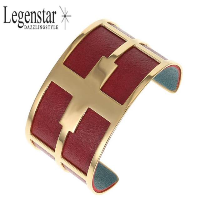 Legenstar Wide Wristband Cross Cuff Bangles for Women Gold Color Stainless Steel Opening Interchangeable Leather Bracelet6581082
Legenstar Wide Wristband Cross Cuff Bangles for Women Gold Color Stainless Steel Opening Interchangeable Leather Bracelet6581082