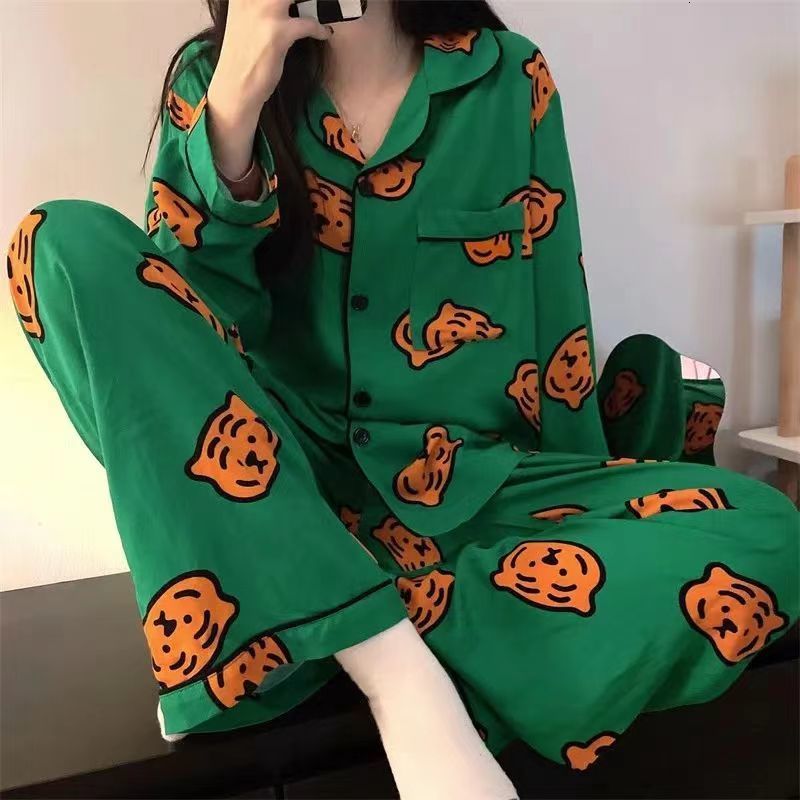 Women's Sleepwear pajamas Sets Kawaii for Sleeping Warm House Clothes Cute Matching sets of plus size Female Clothing 230508, Green short
Women's Sleepwear pajamas Sets Kawaii for Sleeping Warm House Clothes Cute Matching sets of plus size Female Clothing 230508, Green short