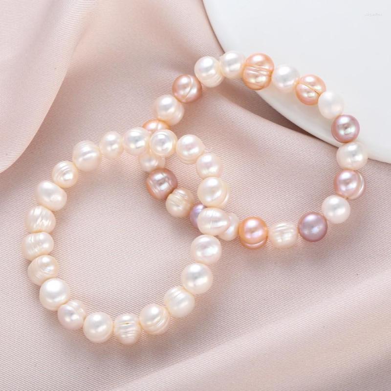 Strand Wholesale 2PCS Fashion Simple Wild Freshwater Pearl Multicolor 7-8MM Potato Shape Irregular Thread Bracelet Elastic Rope
Strand Wholesale 2PCS Fashion Simple Wild Freshwater Pearl Multicolor 7-8MM Potato Shape Irregular Thread Bracelet Elastic Rope