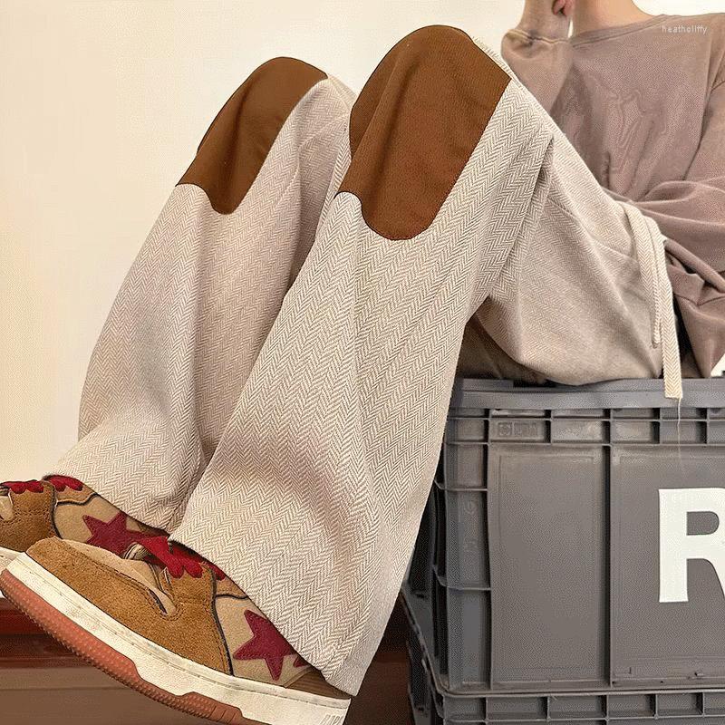 Men' Pants Mens Harajuku Vintage Loose Wide Leg Streetwear Casual Hip Hop Straight Trousers, Beige
Men' Pants Mens Harajuku Vintage Loose Wide Leg Streetwear Casual Hip Hop Straight Trousers, Beige