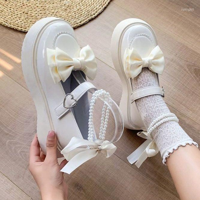 Dress Shoes White Bow Lolita Platform Women's On Heels Women 2023 Loli Thick Heel Kawaii Cute Cosplay Mary Janes, Beige
Dress Shoes White Bow Lolita Platform Women's On Heels Women 2023 Loli Thick Heel Kawaii Cute Cosplay Mary Janes, Beige