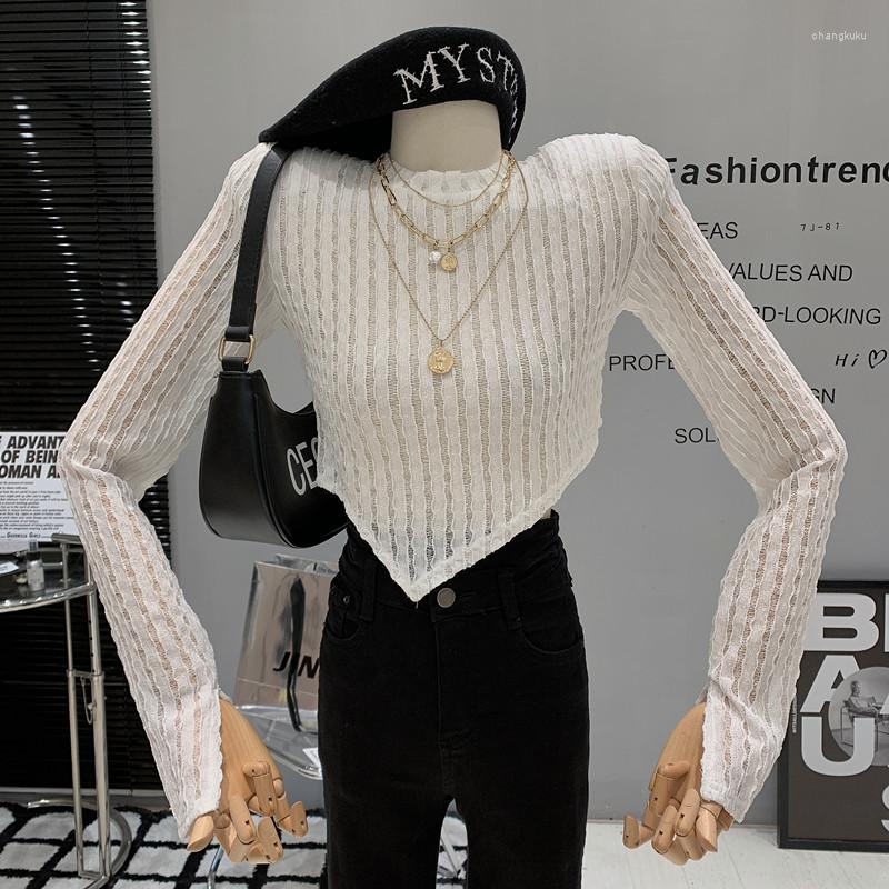 Women's T Shirts Niche Design 2023 Spring Fashion Lazy Style Versatile Irregular Short T-shirt Long Sleeve Top Blouses, Black
Women's T Shirts Niche Design 2023 Spring Fashion Lazy Style Versatile Irregular Short T-shirt Long Sleeve Top Blouses, Black