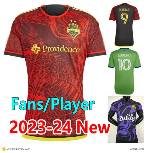 23 24 Seattle Sounders FC SOCCER JERSEYS Player 2023 Home Away Roldan Ruidiaz Lodeiro Montero MORRIS camisetas ADENIRAN ROWE football shirts men kids MAILLOTS FOOT, 22/23
23 24 Seattle Sounders FC SOCCER JERSEYS Player 2023 Home Away Roldan Ruidiaz Lodeiro Montero MORRIS camisetas ADENIRAN ROWE football shirts men kids MAILLOTS FOOT, 22/23