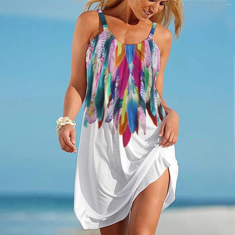 Casual Dresses Women Beach Summer 2023 Sexy Ladies Halter Sleeveless Printed Dress, Yellow
Casual Dresses Women Beach Summer 2023 Sexy Ladies Halter Sleeveless Printed Dress, Yellow