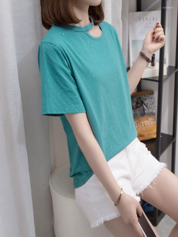 Women's T Shirts -4XL Large Size Shining Chic T-shirt Women Summer Hollow Out Neck Cotton Basic Tshirt Short Sleeve Loose Tops Female, Black
Women's T Shirts -4XL Large Size Shining Chic T-shirt Women Summer Hollow Out Neck Cotton Basic Tshirt Short Sleeve Loose Tops Female, Black