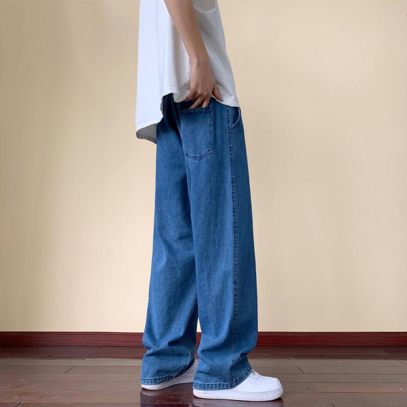 Men' Jeans Japanese Style Trend Y2k Baggy Straight Men' Summer Wide Leg Solid Color Casual Denim Pants Male High Street Trousers, Navyblue
Men' Jeans Japanese Style Trend Y2k Baggy Straight Men' Summer Wide Leg Solid Color Casual Denim Pants Male High Street Trousers, Navyblue