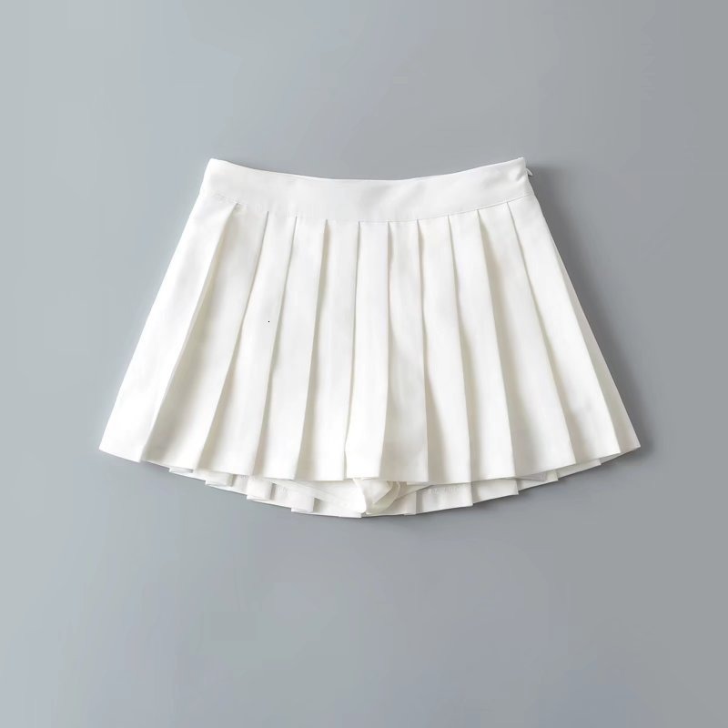 Skirts Black mini skirts for women y2k clothes korean fashion pleated s Fall tennis preppy white 230509 - view 5