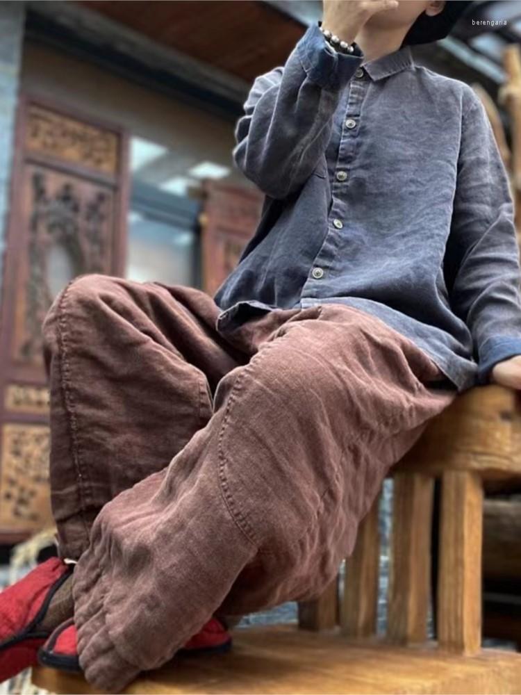 Women's Pants Women Loose Vintage Winter Ladies Linen Trousers Female 2023, Auburn
Women's Pants Women Loose Vintage Winter Ladies Linen Trousers Female 2023, Auburn