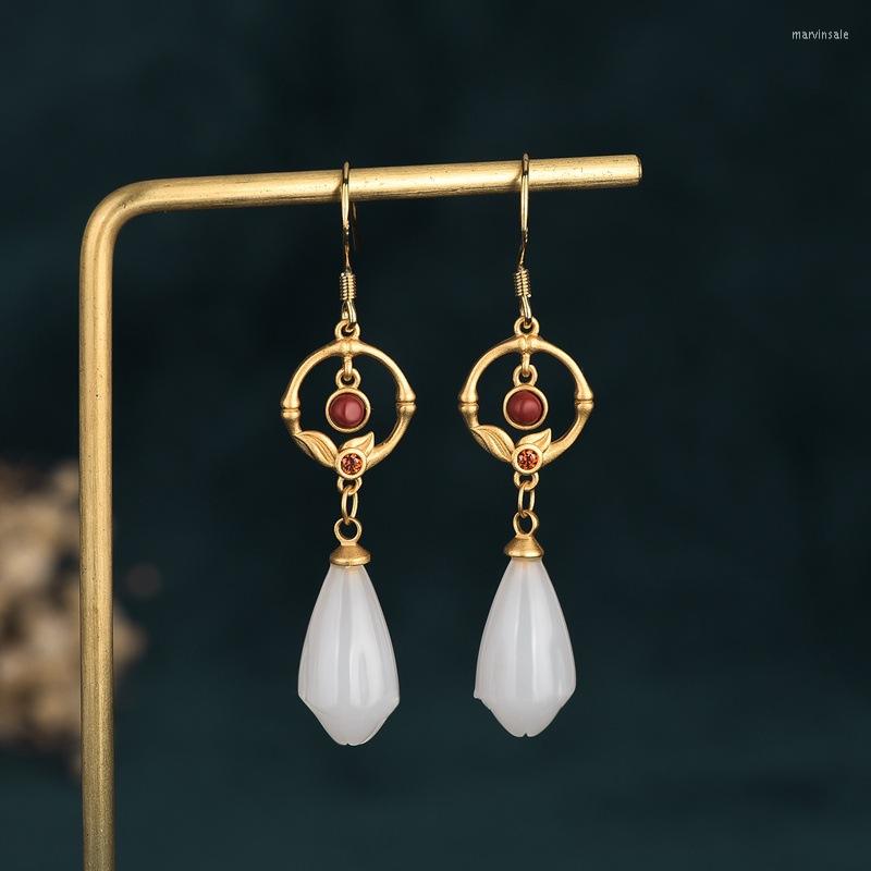Stud Earrings Minimalist Imitation Jade Gold Color Flower For Women Chinese Style Vintage Accessories Fashion Girls Jewelry
Stud Earrings Minimalist Imitation Jade Gold Color Flower For Women Chinese Style Vintage Accessories Fashion Girls Jewelry