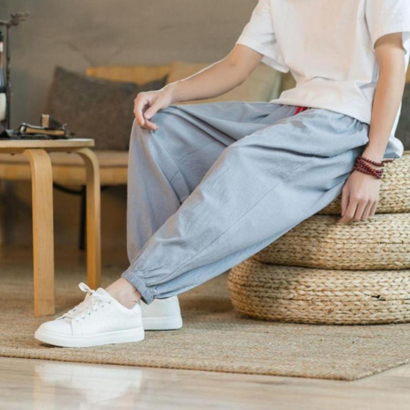 Men's Pants Thin Trendy Loose Men Summer Soft Trousers Ankle-banded Garment, Black 
Men's Pants Thin Trendy Loose Men Summer Soft Trousers Ankle-banded Garment, Black