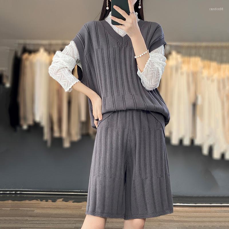 Women's Tracksuits Cotton Clothing Two-Piece Women's O-Neck Pullover Vest Fashion Korean Knitted High Waisted Pants Skirt Loose Fitting, Black
Women's Tracksuits Cotton Clothing Two-Piece Women's O-Neck Pullover Vest Fashion Korean Knitted High Waisted Pants Skirt Loose Fitting, Black
