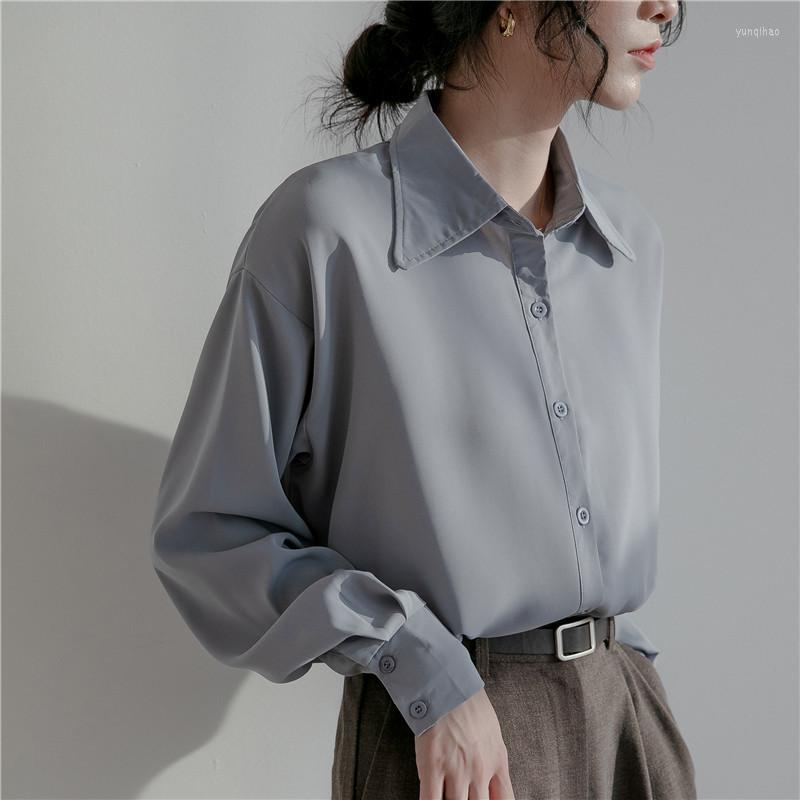 Women' Blouses Chiffon Shirts Women Office Lady Vintage Casual Loose Business Female Lapel Long Sleeve Tops 2023 Femme Clothing, Blue
Women' Blouses Chiffon Shirts Women Office Lady Vintage Casual Loose Business Female Lapel Long Sleeve Tops 2023 Femme Clothing, Blue
