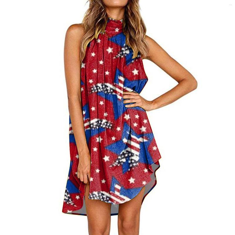 Casual Dresses Women Independence Day Print Summer For Halter Neck Sundress Flowy Sleeveless Knee Length Business Office Dress, Black
Casual Dresses Women Independence Day Print Summer For Halter Neck Sundress Flowy Sleeveless Knee Length Business Office Dress, Black