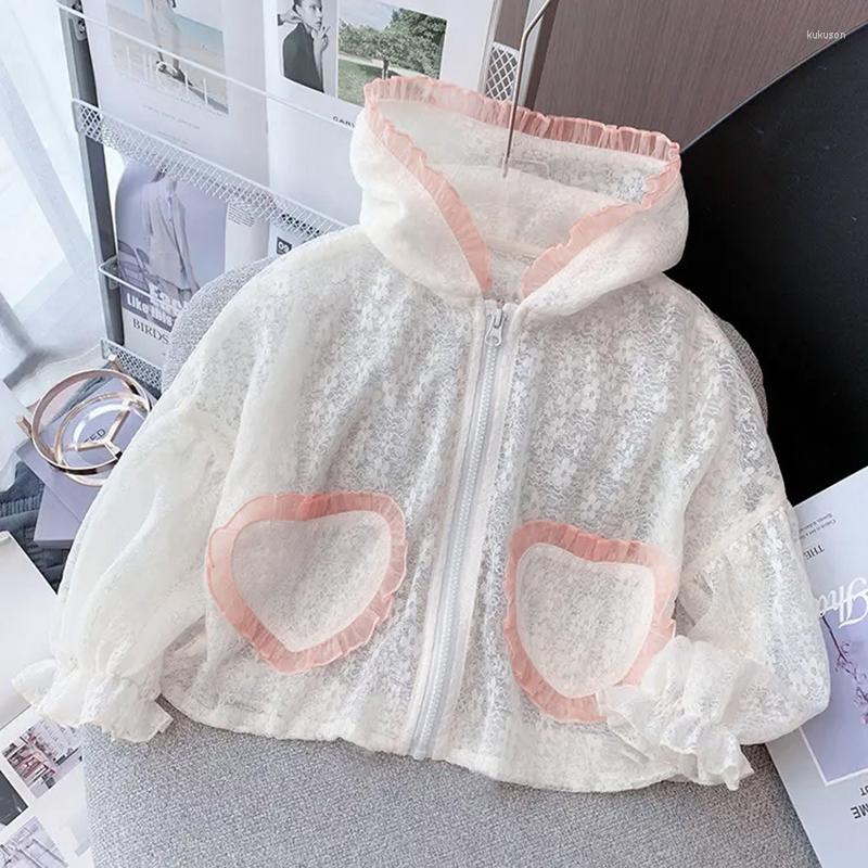 Jackets Children's Lace Hooded Sunscreen Clothes 2023 Summer Korean Baby Air-Conditioned Shirt Girls Zipper Thin Coat 2-7Years, White
Jackets Children's Lace Hooded Sunscreen Clothes 2023 Summer Korean Baby Air-Conditioned Shirt Girls Zipper Thin Coat 2-7Years, White