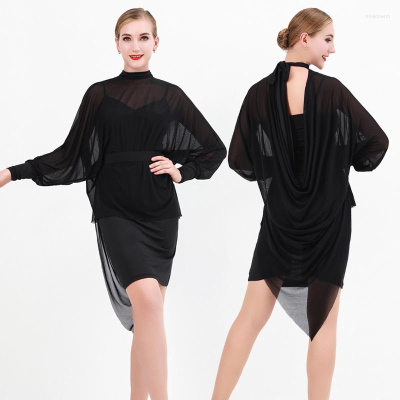 Stage Wear Mesh Ballroom Dance Tops Women Sexy Costume Black Designer Clothes Waltz Outfit Summer Dress Tango Dancewear DL8067, Milk fiber
Stage Wear Mesh Ballroom Dance Tops Women Sexy Costume Black Designer Clothes Waltz Outfit Summer Dress Tango Dancewear DL8067, Milk fiber