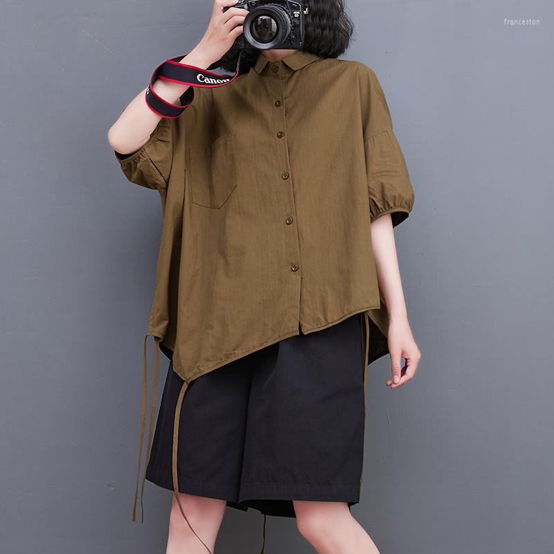 Women's Blouses 2023 Arrival Thin Soft Loose Chic Girl's Irregular Summer Blouse Fashion Women Casual Shirts, Coffee
Women's Blouses 2023 Arrival Thin Soft Loose Chic Girl's Irregular Summer Blouse Fashion Women Casual Shirts, Coffee