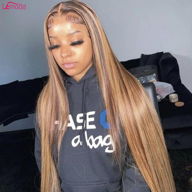 Lace Wigs 13x4 HD Frontal Wig Highlight Human Hair Straight Transparent Front 30 32 Inch Brazilian Remy Ombre Colored Lemoda, 13x4 hd lace
Lace Wigs 13x4 HD Frontal Wig Highlight Human Hair Straight Transparent Front 30 32 Inch Brazilian Remy Ombre Colored Lemoda, 13x4 hd lace