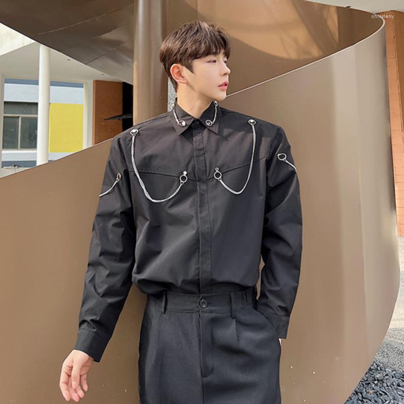 Men's Casual Shirts ERTH Spring Fashion Men's Shirt Solid Color Lapel Niche Design Multi Metal Zippers Decoration Long Sleeve Top, Black
Men's Casual Shirts ERTH Spring Fashion Men's Shirt Solid Color Lapel Niche Design Multi Metal Zippers Decoration Long Sleeve Top, Black