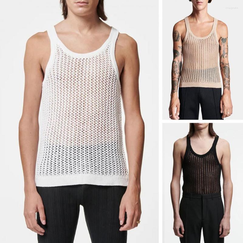 Men's Tank Tops Summer Casual Hollow Out Solid Color Mens Fashion Loose Crew Neck Sleeveless Vest Men Sexy Camisole Cool Streetwear, Camel
Men's Tank Tops Summer Casual Hollow Out Solid Color Mens Fashion Loose Crew Neck Sleeveless Vest Men Sexy Camisole Cool Streetwear, Camel