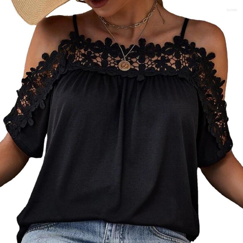 Women' Blouses Off Shoulder Black Lace Cotton Blouse Women Hollow Out Sexy Short Sleeve Summer Elegant Tops Loose 2023 Lady Casual Shirt
Women' Blouses Off Shoulder Black Lace Cotton Blouse Women Hollow Out Sexy Short Sleeve Summer Elegant Tops Loose 2023 Lady Casual Shirt