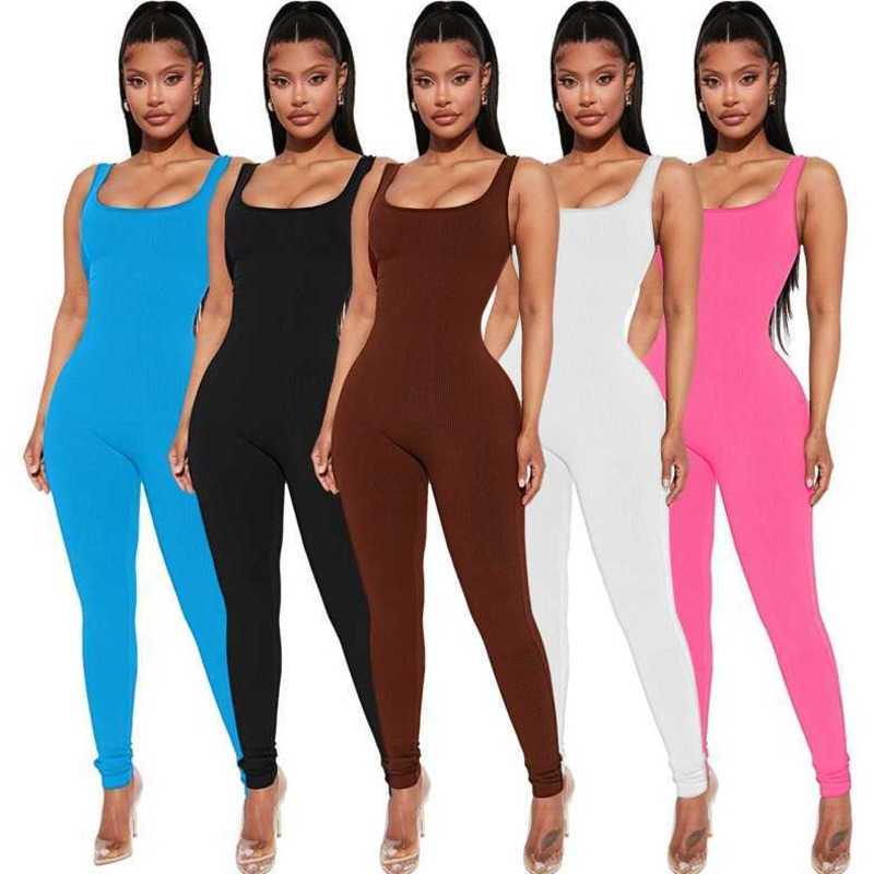 Active Jumpsuits For Women Sexy Sleeveless Slim High Waist Rompers Thread Square Neck Sports Tank Top Hip Lifting Bodysuit, Mix colors
Active Jumpsuits For Women Sexy Sleeveless Slim High Waist Rompers Thread Square Neck Sports Tank Top Hip Lifting Bodysuit, Mix colors
