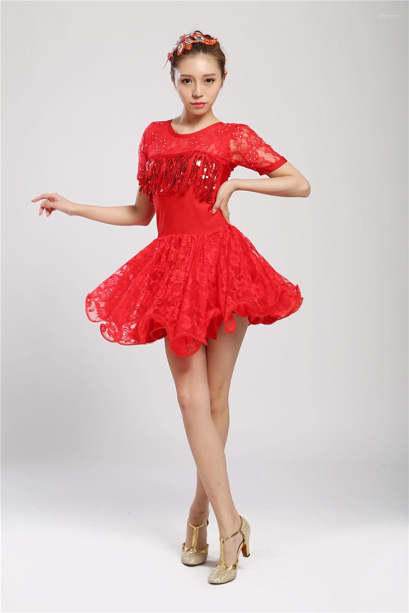 Stage Wear Women/Children Short Sleeve Latin Dance Dress For Lace Style Girls/Lady Cha Cha/Rumba/Samba/Tango/Ballroom Square Skirt, Red
Stage Wear Women/Children Short Sleeve Latin Dance Dress For Lace Style Girls/Lady Cha Cha/Rumba/Samba/Tango/Ballroom Square Skirt, Red