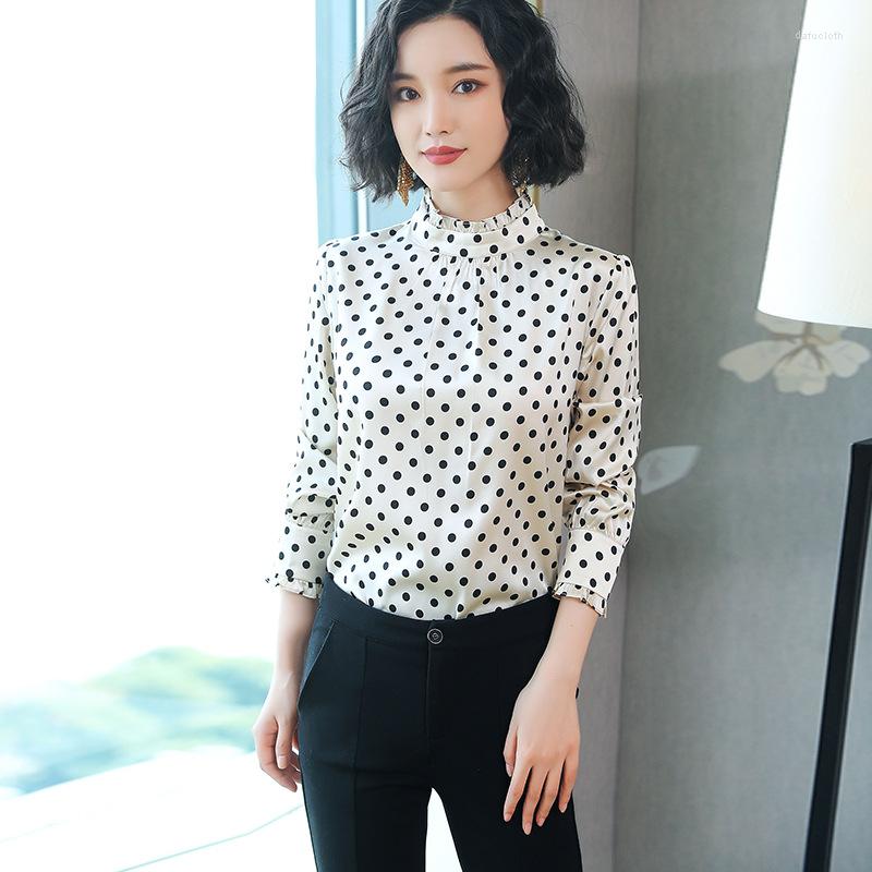 Women's Blouses Women Natural Silk Shirts Knitted Full Sleeve OL Female Comfortable Breathable KQLXA206, White
Women's Blouses Women Natural Silk Shirts Knitted Full Sleeve OL Female Comfortable Breathable KQLXA206, White