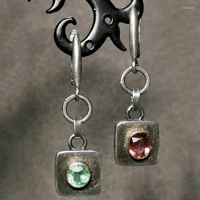 Dangle Earrings Metal Asymmetric Square Red Green Stone Vintage Jewelry Silver Color Round Handmade Drop For Women
Dangle Earrings Metal Asymmetric Square Red Green Stone Vintage Jewelry Silver Color Round Handmade Drop For Women