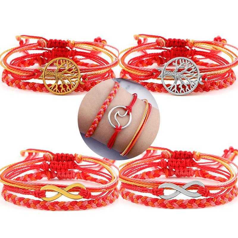 Ornament Bohemian Taiwan Wax Line Woven Bracelet Eco Friendly Colored All Matching Friendship Hand Strap