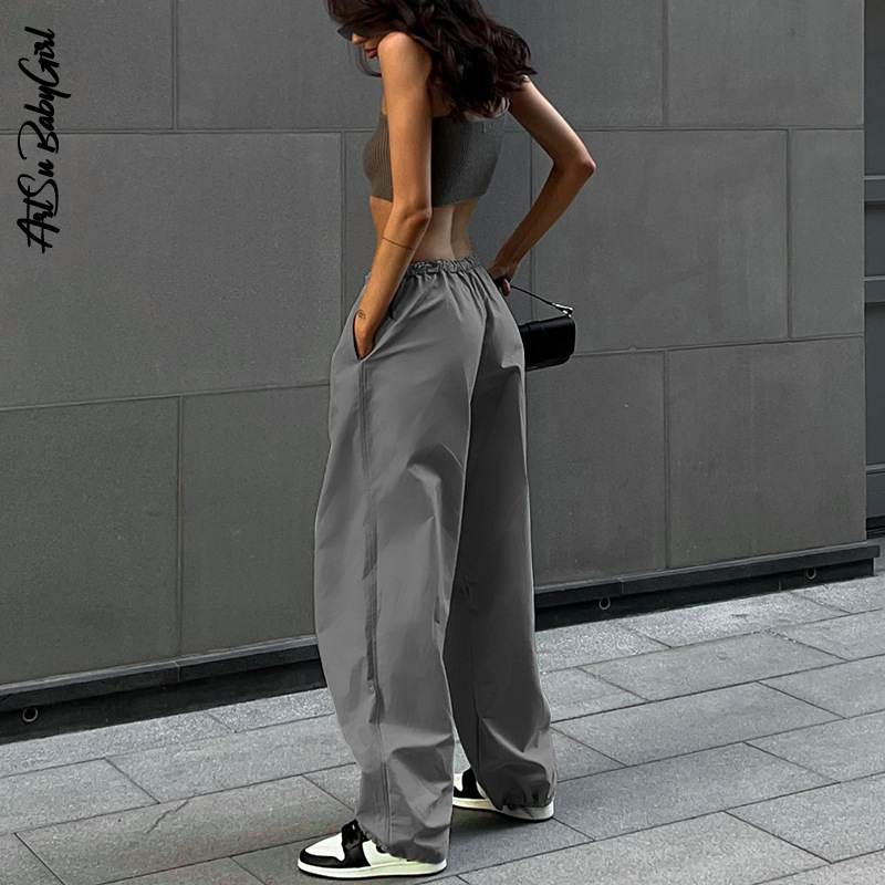 Women's Pants Capris Cargo Pants Y2K Clothes Loose Drawstring Low Waist Joggers Trousers Women Casual Outfits Streetwear Baggy Wide Leg Sweatpants 230508, Light green
Women's Pants Capris Cargo Pants Y2K Clothes Loose Drawstring Low Waist Joggers Trousers Women Casual Outfits Streetwear Baggy Wide Leg Sweatpants 230508, Light green