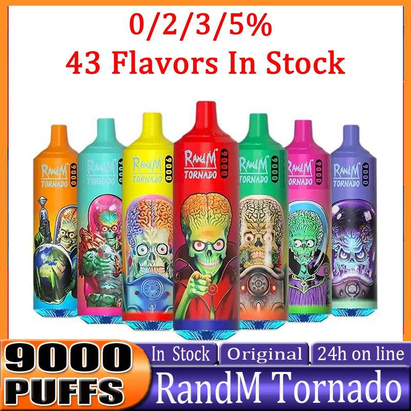 Original RandM Tornado 9000 puff Disposable E Cigarettes With Verified Code puff 9k 0% 2% 3% 5% Rechargeable Battery 18ml Device Vape Pen Kit
Original RandM Tornado 9000 puff Disposable E Cigarettes With Verified Code puff 9k 0% 2% 3% 5% Rechargeable Battery 18ml Device Vape Pen Kit