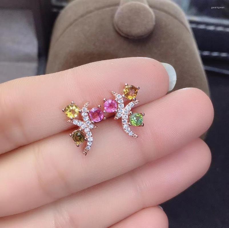 Stud Earrings The Engagement Gift Natural And Real Tourmaline Earring 925 Sterling Silver Fine Jewelry
Stud Earrings The Engagement Gift Natural And Real Tourmaline Earring 925 Sterling Silver Fine Jewelry