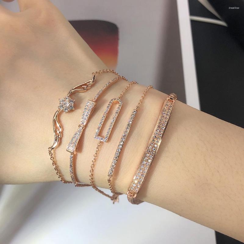 Link Bracelets Fashion Dainty For Women Mirco Pave Zircon Korean Dating Accessories Birthday Gift Girls Chain On Hand Jewelry
Link Bracelets Fashion Dainty For Women Mirco Pave Zircon Korean Dating Accessories Birthday Gift Girls Chain On Hand Jewelry