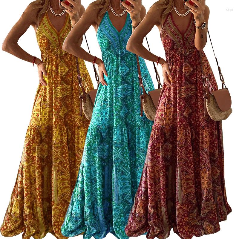 Casual Dresses Bohemian Sexy Spaghetti Strap Vintage Long Dress Women Summer Sleeveless Deep V-neck High Waist Backless Robe Maxi Vestidos, Fc945 purple
Casual Dresses Bohemian Sexy Spaghetti Strap Vintage Long Dress Women Summer Sleeveless Deep V-neck High Waist Backless Robe Maxi Vestidos, Fc945 purple