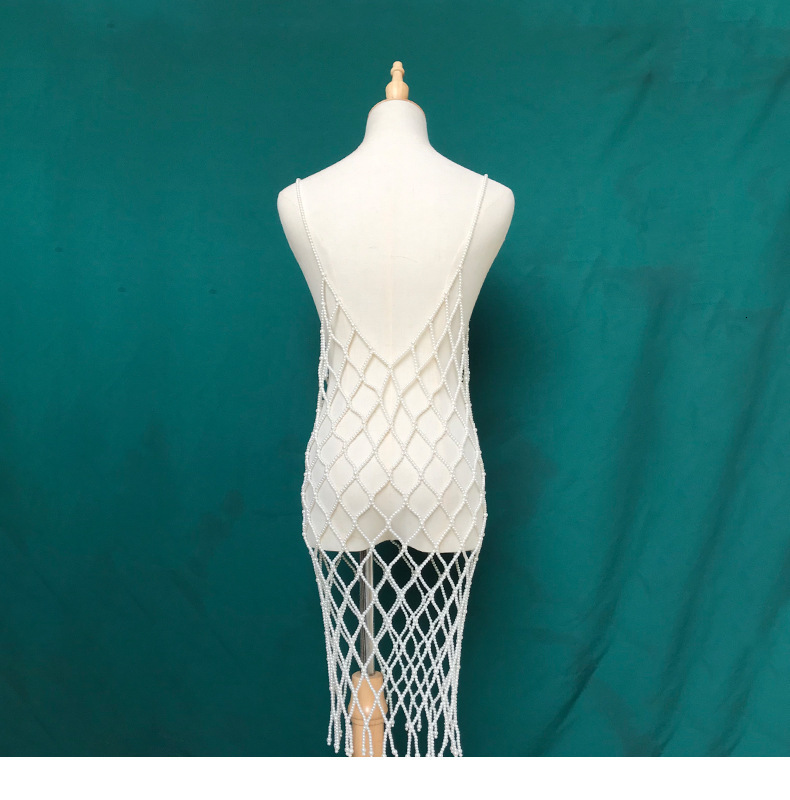Camisoles Tank Sexy Pearl Beaded Women earl beaded hollowedout Top Body Chain Colorful Halterneck Backless Bra Jewelry Underwear for 230508, Beige
Camisoles Tank Sexy Pearl Beaded Women earl beaded hollowedout Top Body Chain Colorful Halterneck Backless Bra Jewelry Underwear for 230508, Beige