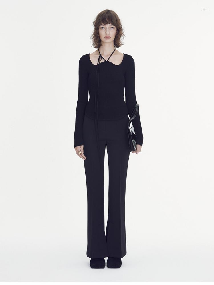 Women' Pants Women 2023 Spring And Summer Flared Black Casual Slim Side Slit Long, Lengthen black
Women' Pants Women 2023 Spring And Summer Flared Black Casual Slim Side Slit Long, Lengthen black