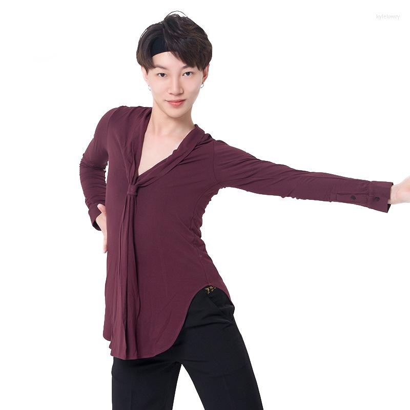 Stage Wear Ballroom Dance Tops Men Long Sleeve Latina Practice Samba Costume Designer Clothes Tap Dancewear Tango Outfit JL3269, Black
Stage Wear Ballroom Dance Tops Men Long Sleeve Latina Practice Samba Costume Designer Clothes Tap Dancewear Tango Outfit JL3269, Black