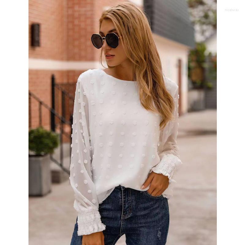 Women's T Shirts Crew-neck Jacquard Chiffon Shirt Loose Temperament Commuter Women's Europe And The United States Autumn Long-sleeved, Black
Women's T Shirts Crew-neck Jacquard Chiffon Shirt Loose Temperament Commuter Women's Europe And The United States Autumn Long-sleeved, Black