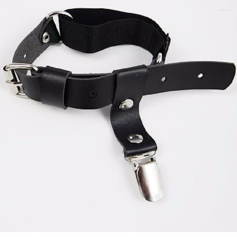 Garters Women Punk Leather Garter Belt Handmade High Elastic Harajuku Leg Ring Stocking Suspender Metal Duckbill Clip, White
Garters Women Punk Leather Garter Belt Handmade High Elastic Harajuku Leg Ring Stocking Suspender Metal Duckbill Clip, White