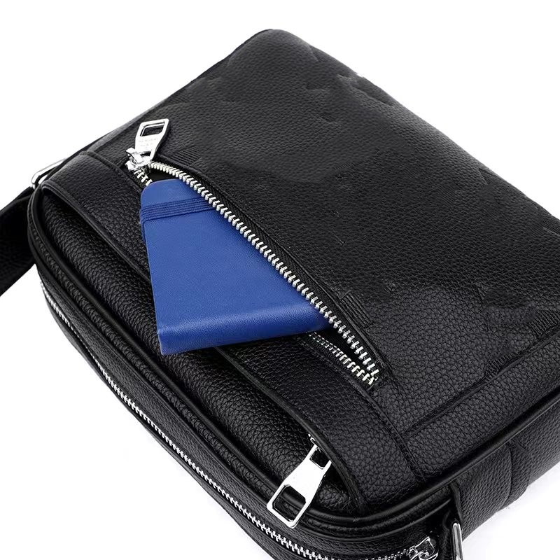 Self-produced self-marketing new shoulder bag fashion all-match men's bag large embossed lg women's crossbody bag, Black1
Self-produced self-marketing new shoulder bag fashion all-match men's bag large embossed lg women's crossbody bag, Black1