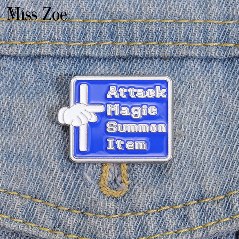 Attack Magic Summon Item Enamel Pins Custom Blue Tag Brooches Lapel Badges Funny Game Jewelry Gift for Fans Friends
Attack Magic Summon Item Enamel Pins Custom Blue Tag Brooches Lapel Badges Funny Game Jewelry Gift for Fans Friends