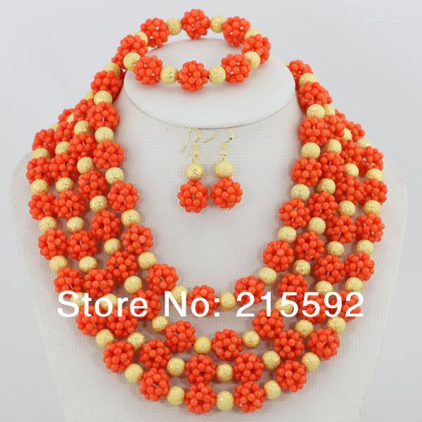 Necklace Earrings Set !Nigerian Wedding African Coral Beads Jewelry Bridal CJ008, Picture shown
Necklace Earrings Set !Nigerian Wedding African Coral Beads Jewelry Bridal CJ008, Picture shown