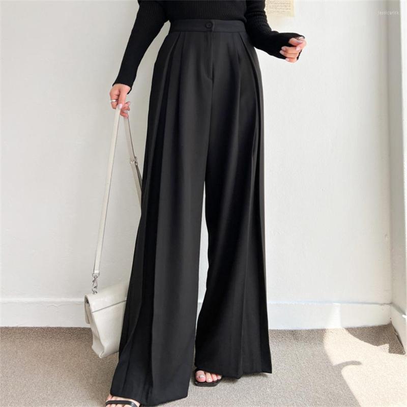 Women' Pants Alien Kitty Chic 2023 Solid Normcore Trousers Women Pleated Summer Loose Wide Leg Mujer Office Lady Work Wear Full Length, White
Women' Pants Alien Kitty Chic 2023 Solid Normcore Trousers Women Pleated Summer Loose Wide Leg Mujer Office Lady Work Wear Full Length, White