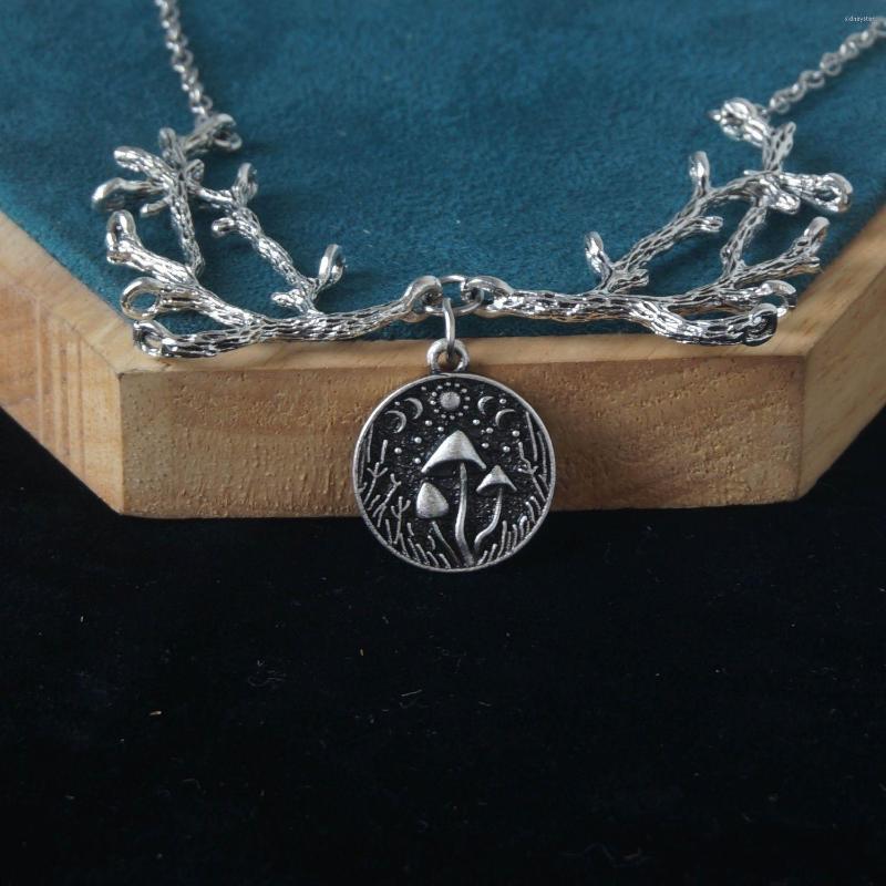 Chains Halloween Witch Mushroom Necklace Men Women Sun Stars Moon Shape Branch Jewelry Gift
Chains Halloween Witch Mushroom Necklace Men Women Sun Stars Moon Shape Branch Jewelry Gift