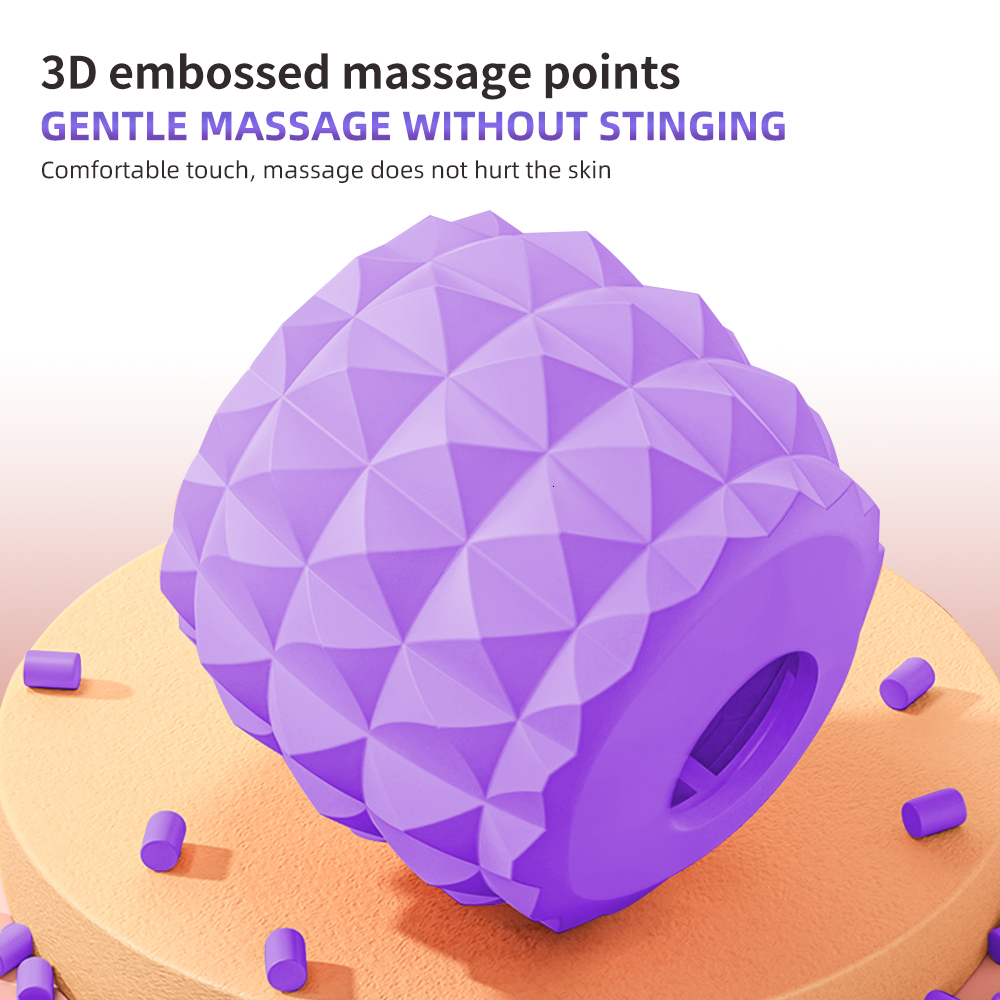 Massaging Neck Pillowws Massage Roller Anticellulite Massager Body Leg Slimming Yoga Training Device Ushaped Pilates Muscle Relaxation 230508